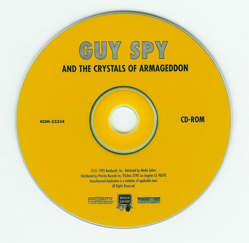 Media for Guy Spy and the Crystals of Armageddon (DOS)