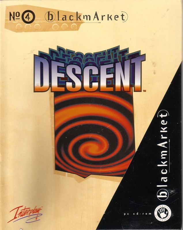 Front Cover for Descent (DOS) (blackmArket Release)