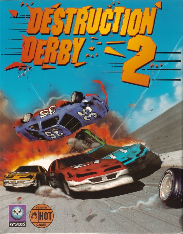 Front Cover for Destruction Derby 2 (DOS and Windows)