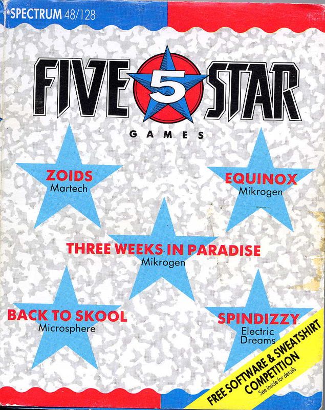 Front Cover for Five Star Games (ZX Spectrum)