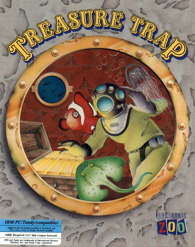 Front Cover for Treasure Trap (DOS)