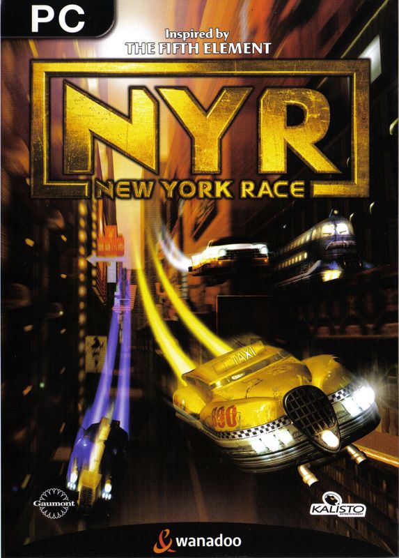 Front Cover for NYR: New York Race (Windows) (Release includes the film The Fifth Element on DVD)