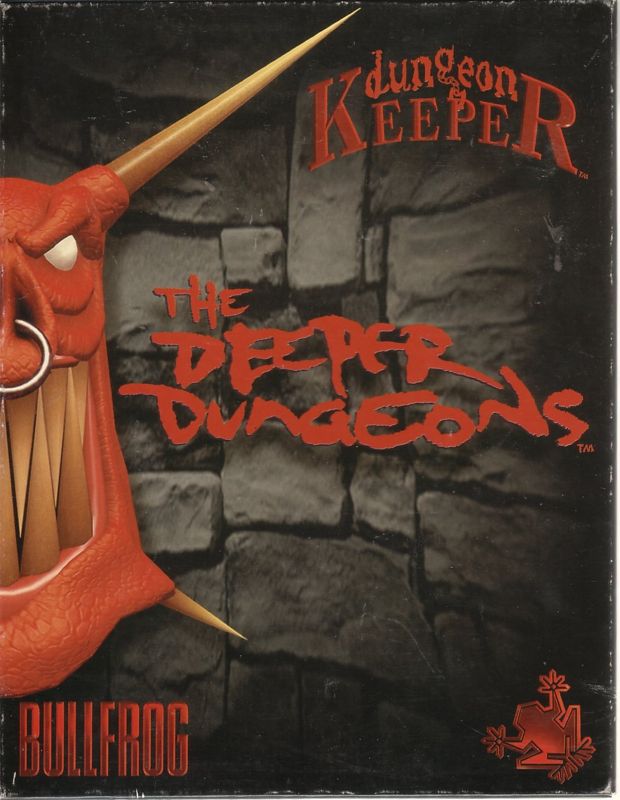 Front Cover for Dungeon Keeper: The Deeper Dungeons (DOS and Windows)