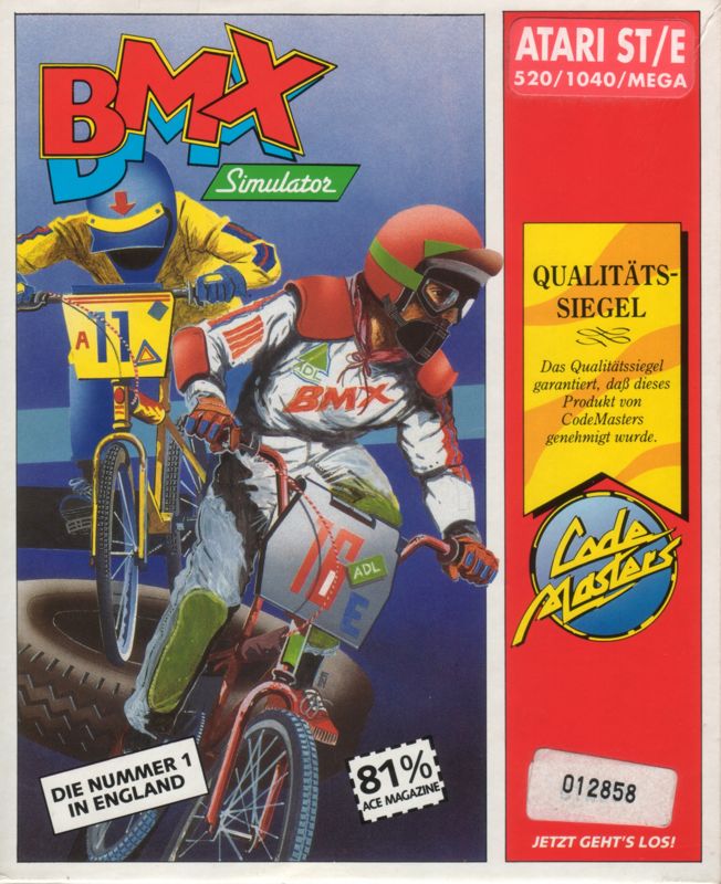 Front Cover for BMX Simulator (Atari ST)