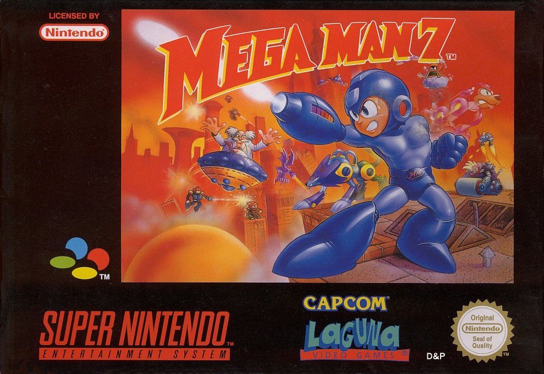 Front Cover for Mega Man 7 (SNES)
