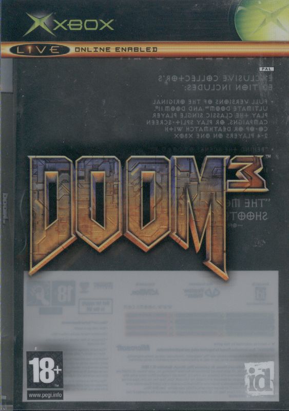 Front Cover for Doom³ (Limited Collector's Edition) (Xbox) (European English release)