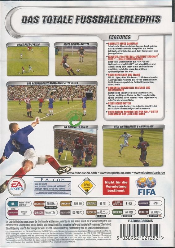 FIFA Soccer 2002: Major League Soccer cover or packaging material ...