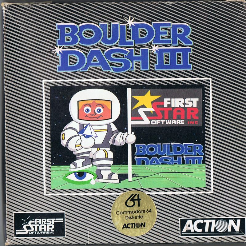 Front Cover for Boulder Dash III (Commodore 64)
