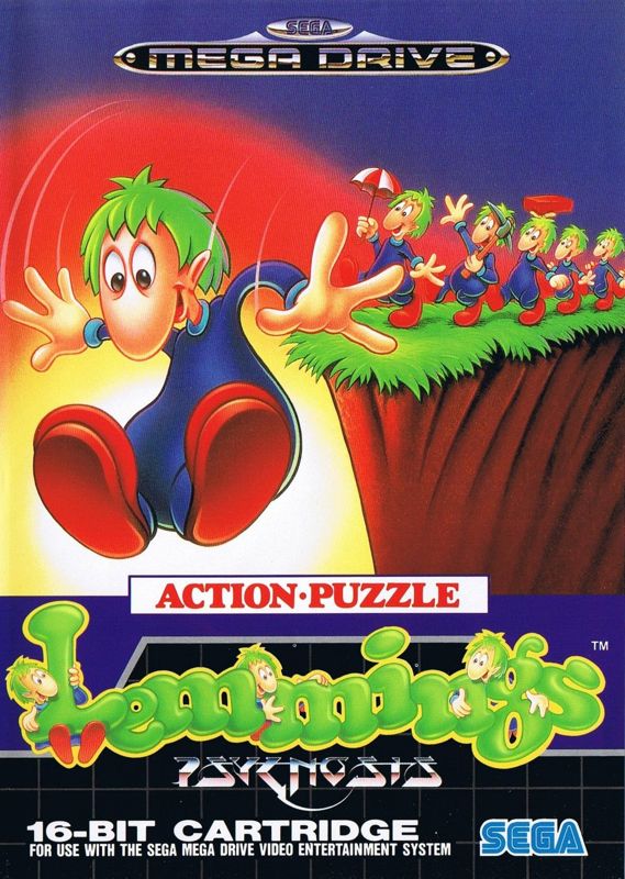 Front Cover for Lemmings (Genesis)