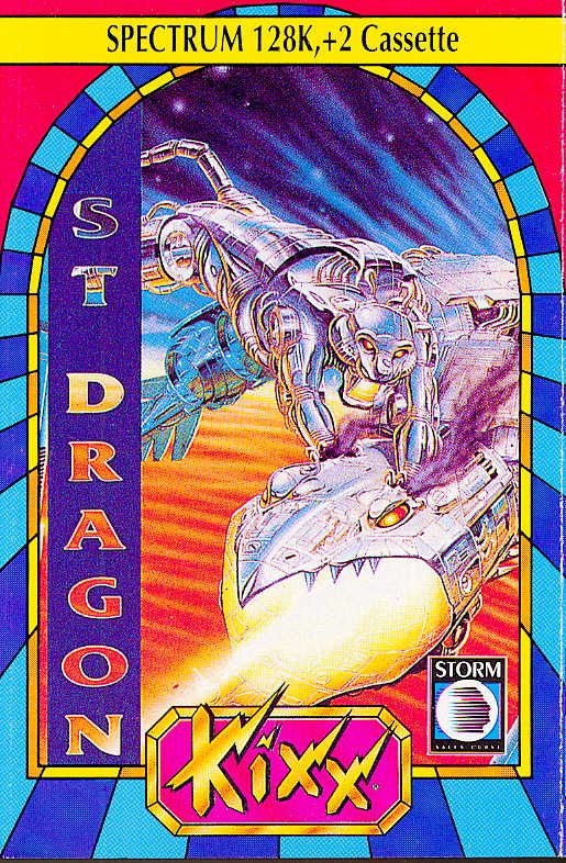 Front Cover for Saint Dragon (ZX Spectrum) (Kixx release)