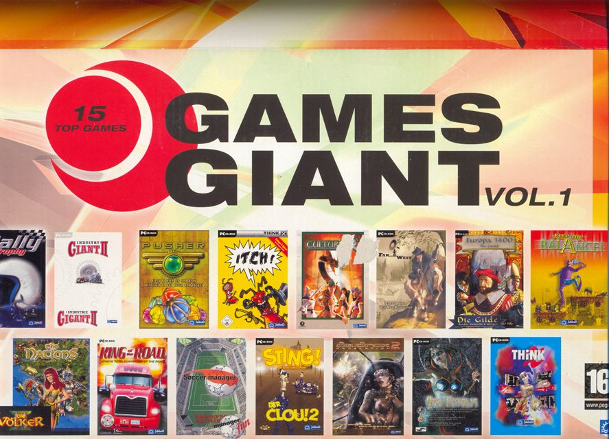 Front Cover for 15 Giant Games Vol.1 (Windows)