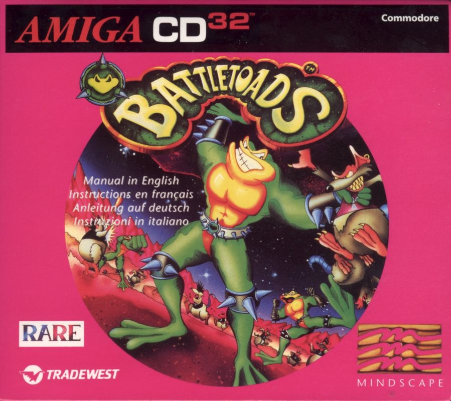 Front Cover for Battletoads (Amiga CD32)