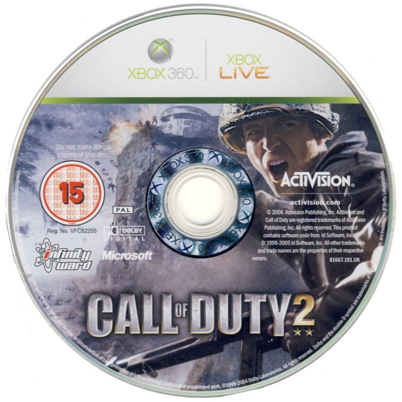Media for Call of Duty 2 (Game of the Year Edition) (Xbox 360)