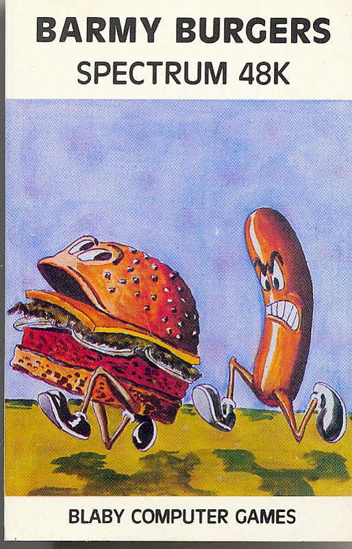 Front Cover for Barmy Burgers (ZX Spectrum)