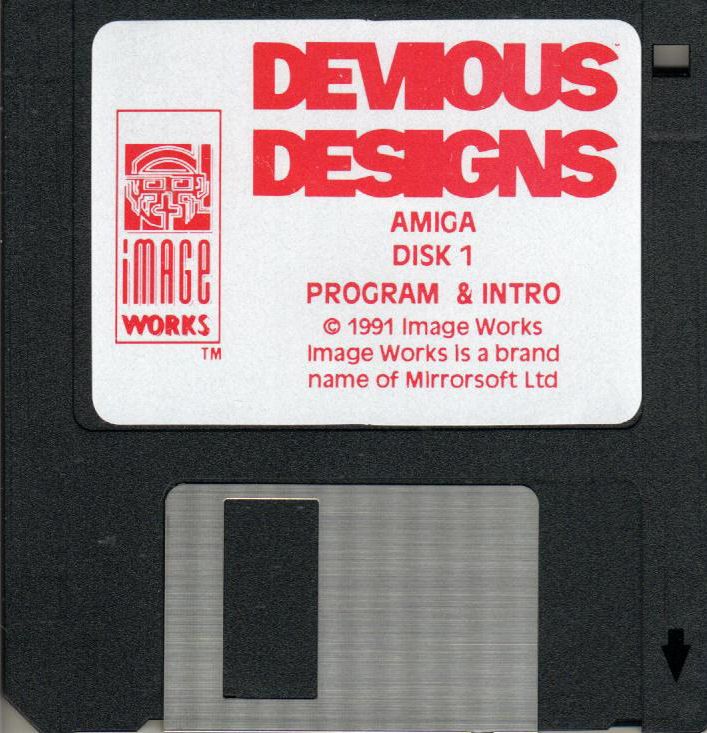 Media for Devious Designs (Amiga): Disk 1/2