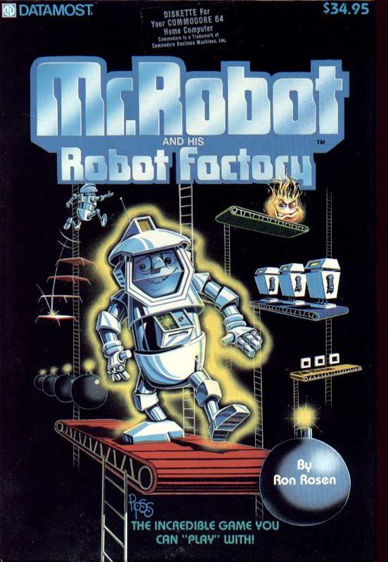 Front Cover for Mr. Robot and His Robot Factory (Commodore 64)