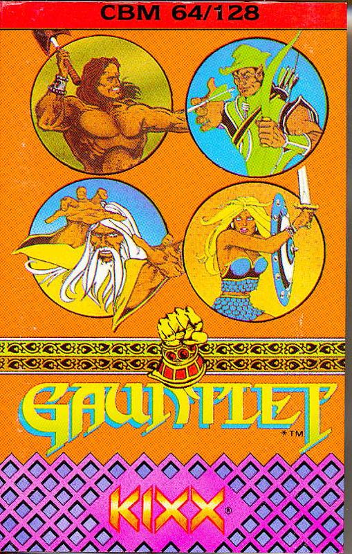 Front Cover for Gauntlet (Commodore 64) (Kixx release)