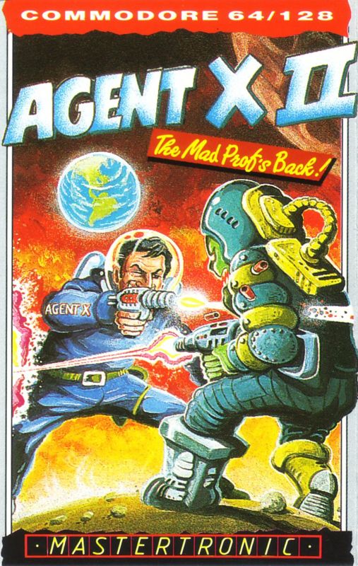 Front Cover for Agent X II: The Mad Prof's Back! (Commodore 64)