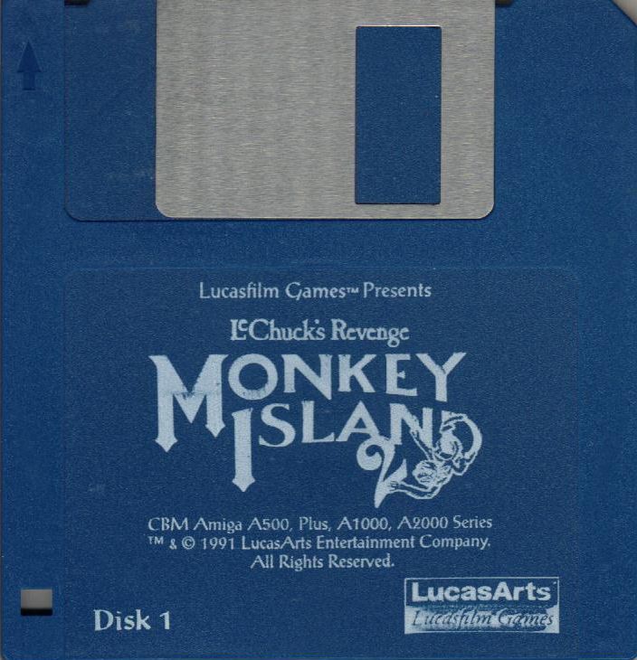 Media for Monkey Island 2: LeChuck's Revenge (Amiga): Disk 1