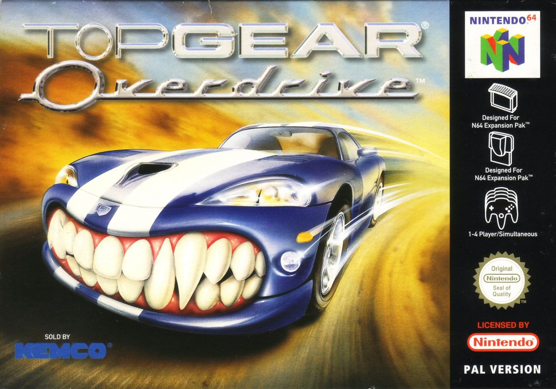Front Cover for Top Gear: Overdrive (Nintendo 64)