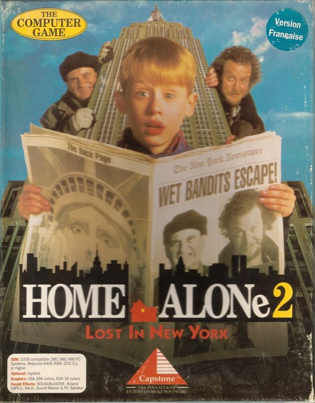 Front Cover for Home Alone 2: Lost in New York (DOS)