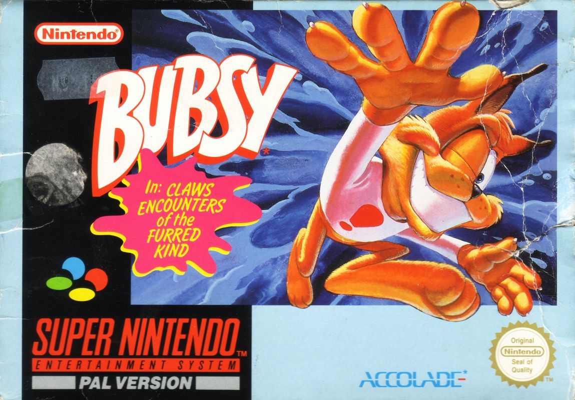 Front Cover for Bubsy in: Claws Encounters of the Furred Kind (SNES)