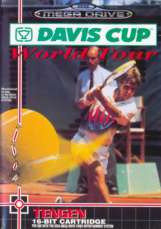 Front Cover for Davis Cup Tennis (Genesis)
