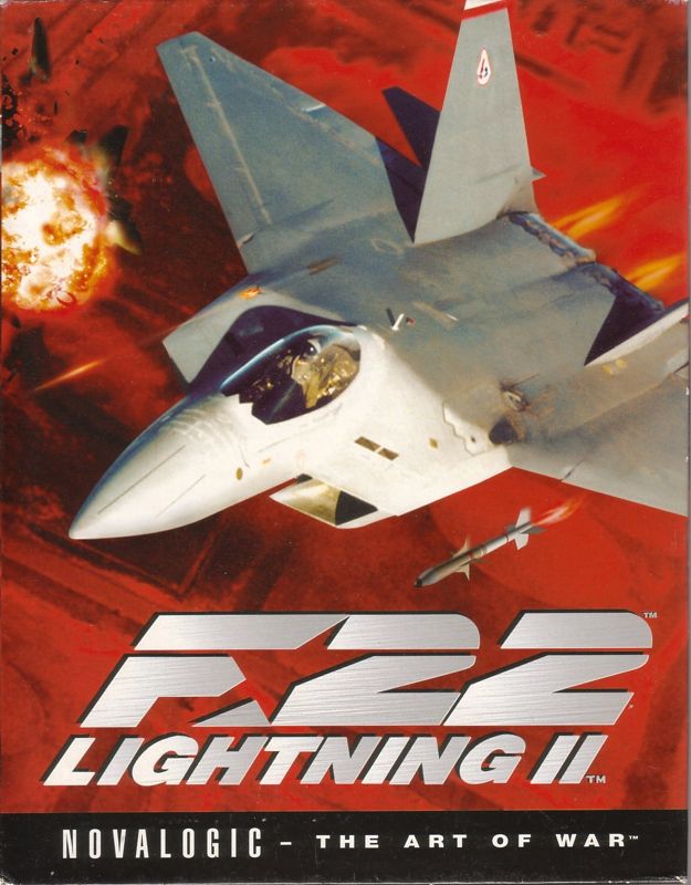 Front Cover for F-22 Lightning II (DOS)