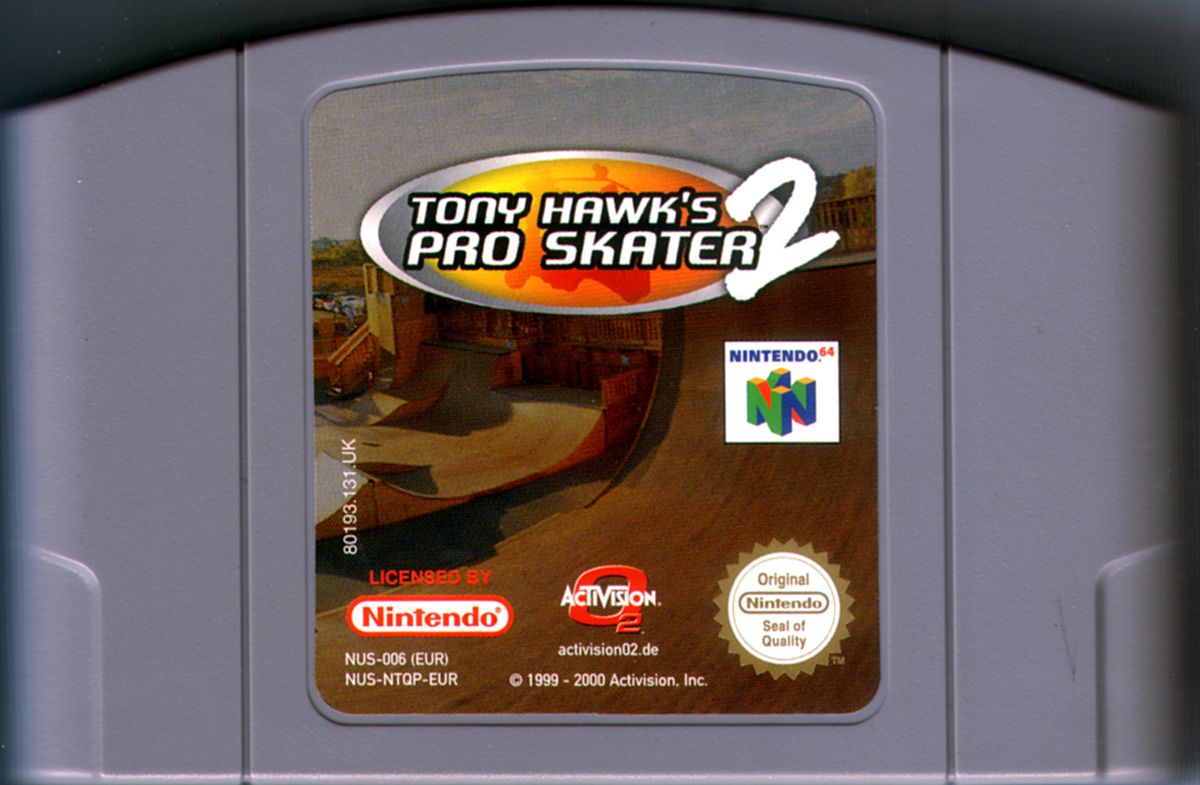 Media for Tony Hawk's Pro Skater 2 (Nintendo 64)