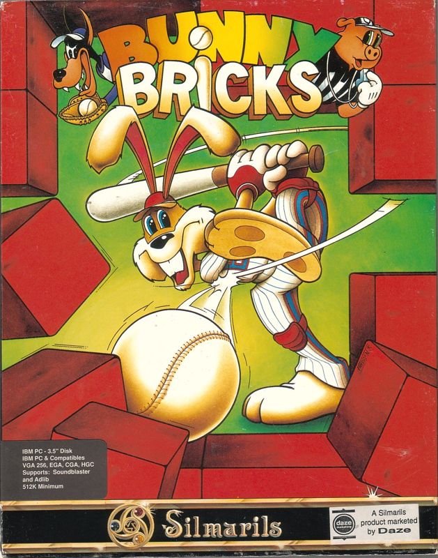 Front Cover for Bunny Bricks (DOS)