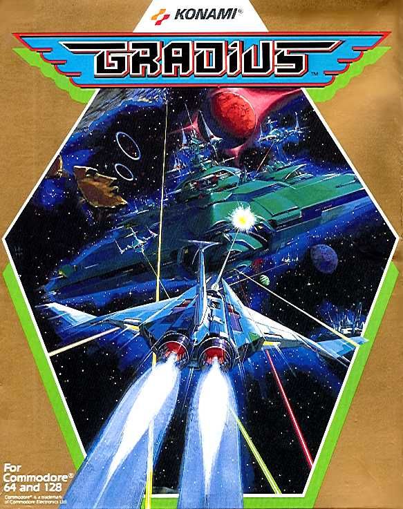 Front Cover for Gradius (Commodore 64)
