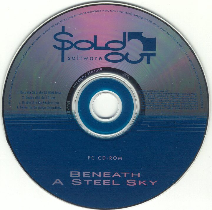 Media for Beneath a Steel Sky (DOS) (Sold Out Software release)