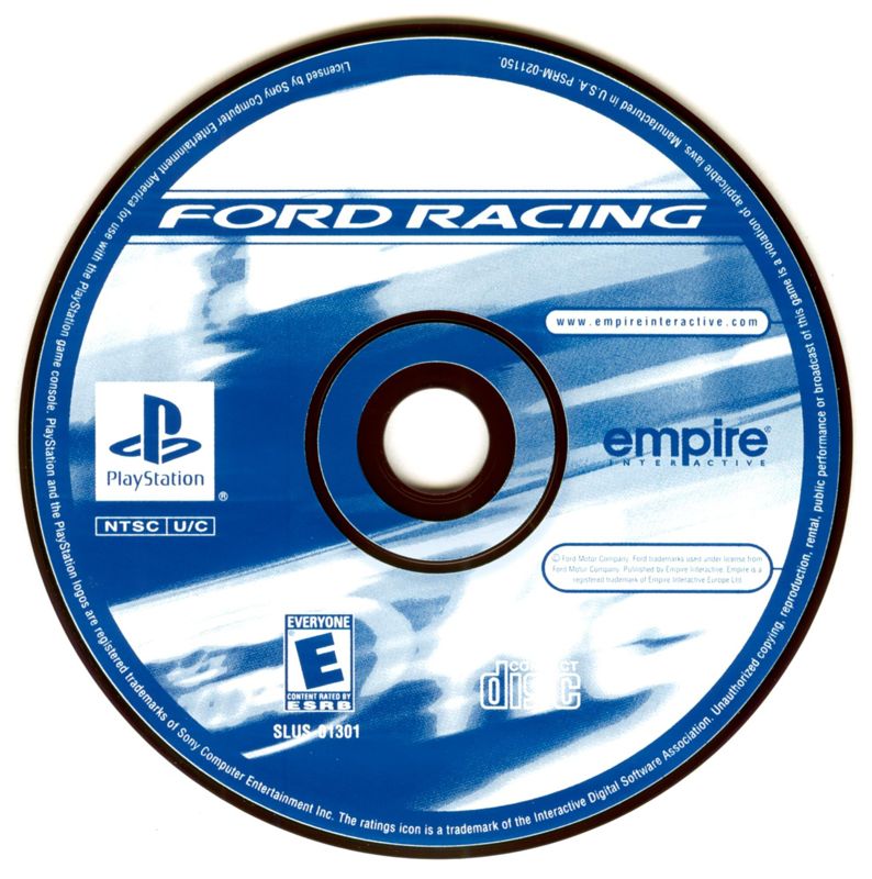 Media for Ford Racing (PlayStation)