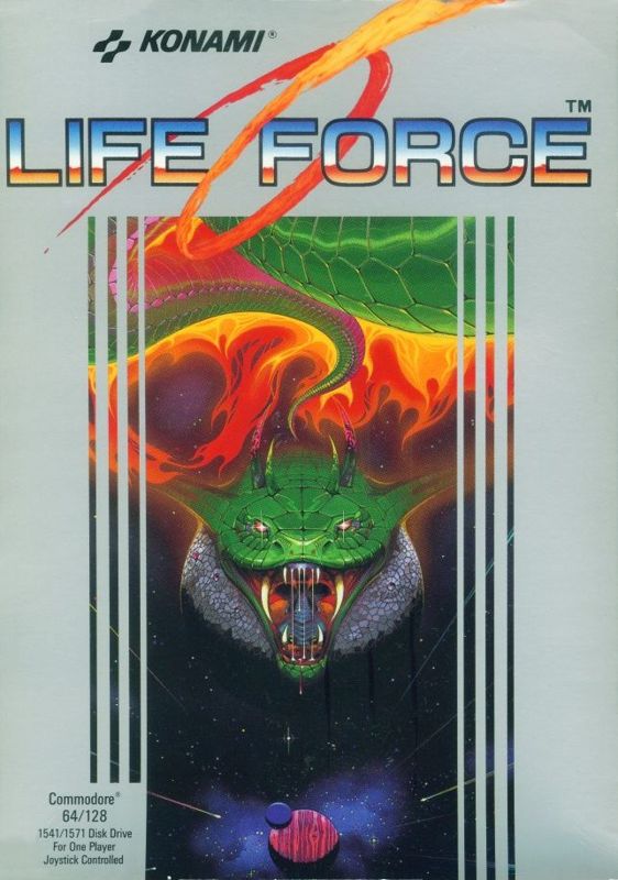 Front Cover for Life Force (Commodore 64)