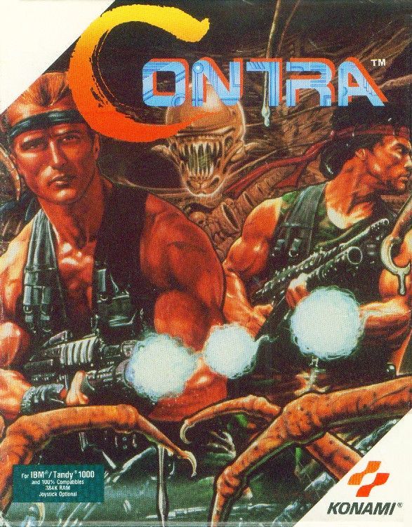 Front Cover for Contra (DOS)