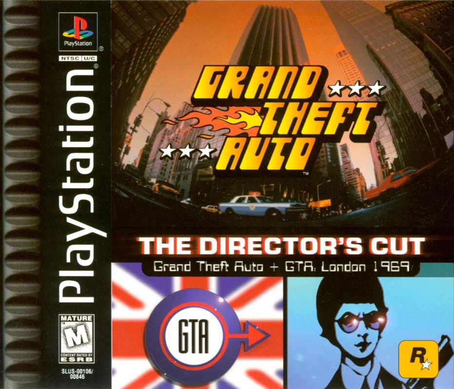 Front Cover for Grand Theft Auto: Director's Cut (PlayStation)