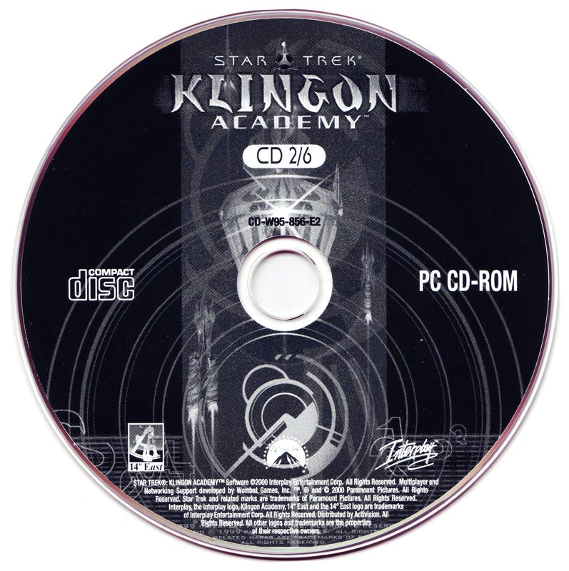 Media for Star Trek: Klingon Academy (Windows): Disc 2