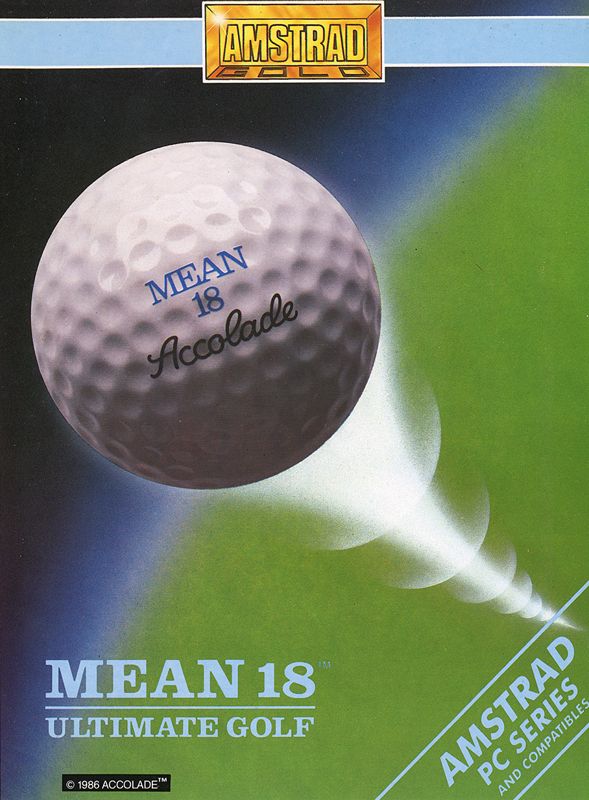 Front Cover for Mean 18 (DOS)