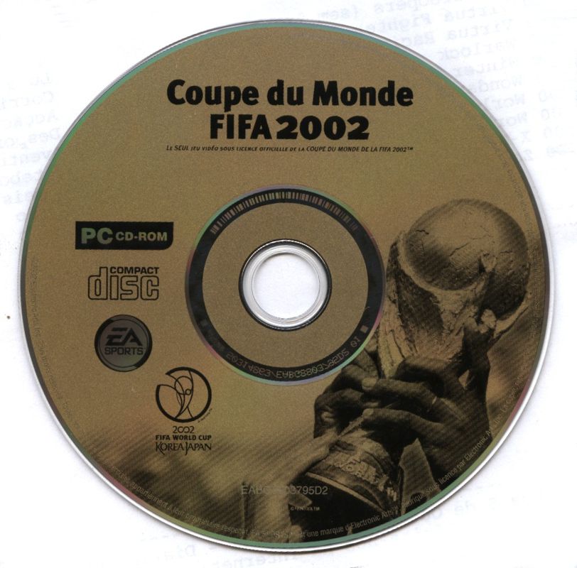 Media for 2002 FIFA World Cup (Windows): French Disc