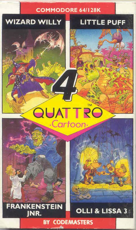 Front Cover for Quattro Cartoon (Commodore 64)