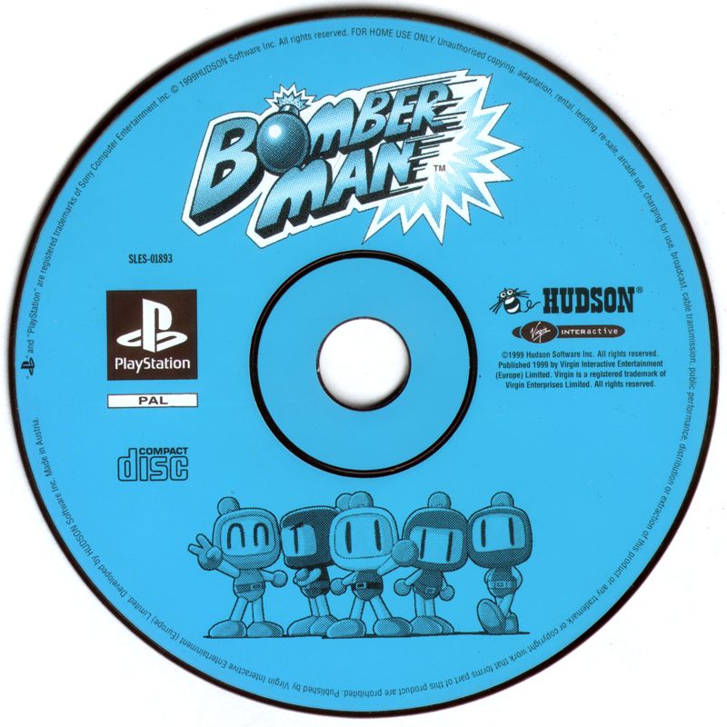 Media for Bomberman: Party Edition (PlayStation)