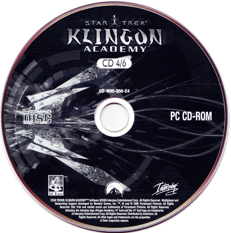 Media for Star Trek: Klingon Academy (Windows): Disc 4