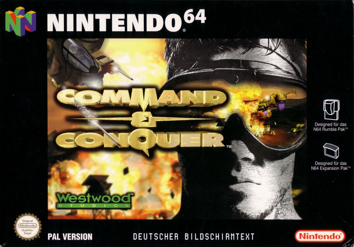 Front Cover for Command & Conquer (Nintendo 64)