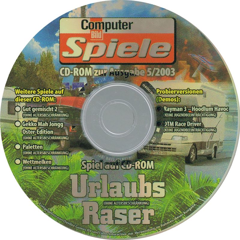 Media for Urlaubs Raser (Windows) (Computer Bild Spiele 5/2003 covermount)