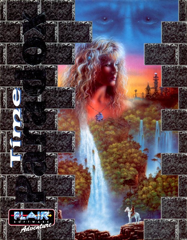 Front Cover for Time Paradox (DOS): "Paradox" letters are stamped silver.