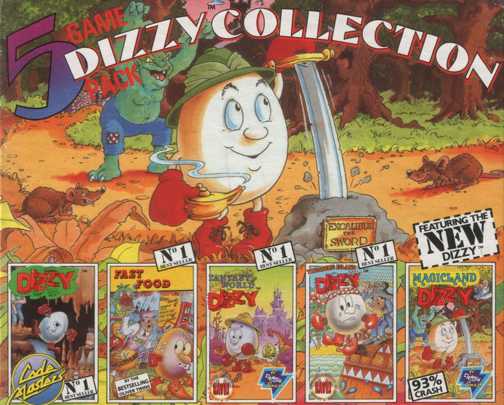 Front Cover for Dizzy Collection (Commodore 64)