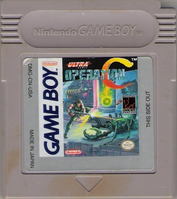 Media for Operation C (Game Boy) (Ultra Games release)