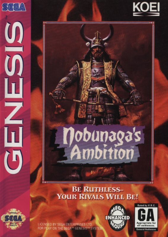 Front Cover for Nobunaga's Ambition (Genesis)