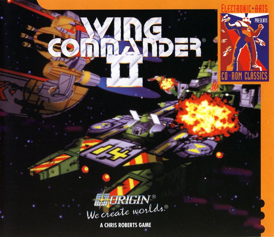Front Cover for Wing Commander II: Deluxe Edition (DOS) (EA CD-ROM Classics)