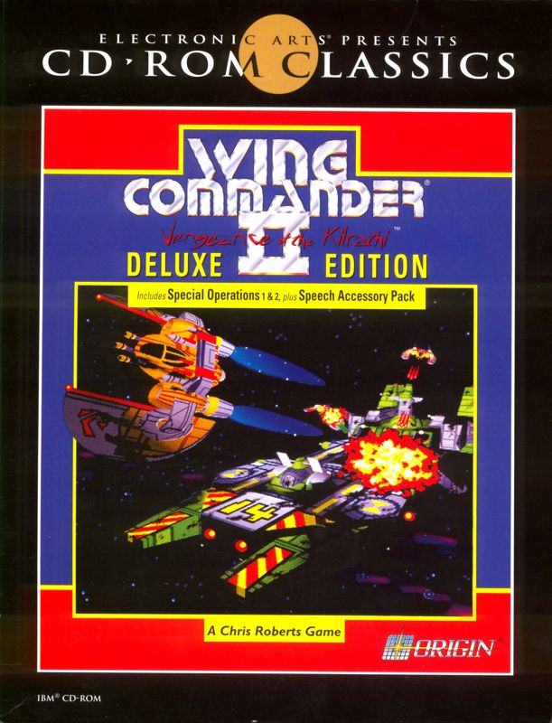 Front Cover for Wing Commander II: Deluxe Edition (DOS) (CD-ROM Classics)